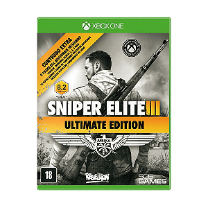 Jogo Sniper Elite III Ultimate Ed. Xbox One Físico Seminovo
