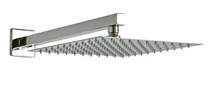 Ducha Inox Quadrada 20 cm x 20 cm Aço 304 LINHA AQUA MKS