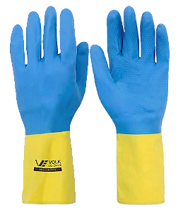 Luva de Látex Neoprene Bicolor Slim CA - 37900