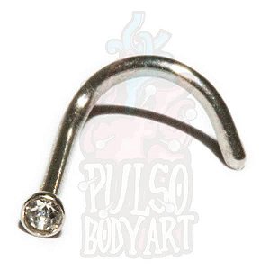 Piercing Ponto de Luz Nariz Aço