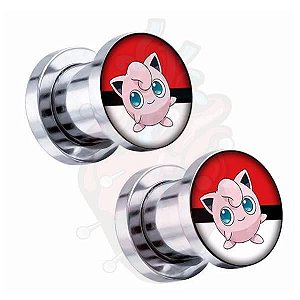 Alargador Plug Pokemon Jigglypuff