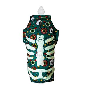 Camiseta PET Estampa Esqueleto