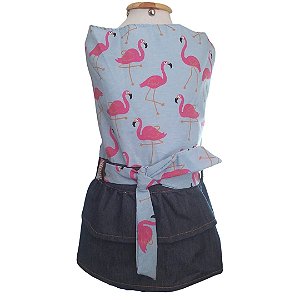 Vestido PET com Saia Jeans