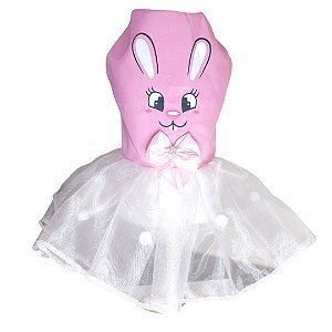 Vestido PET estampa Coelho
