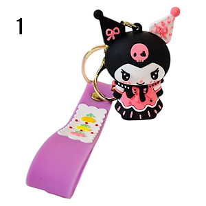Chaveiro Luxo Sanrio Personagens Emborrachado