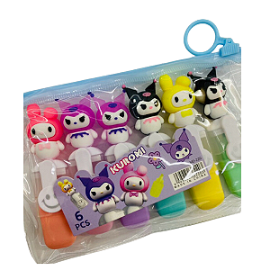 Kit Marca Texto Kuromi