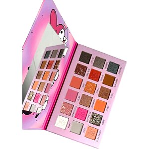 Paleta de sombra Kuromi, Hello Kitty e My melody