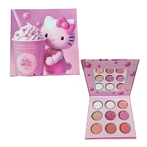 Paleta de Sombras Turma da Hello Kitty – 9 Cores Versáteis