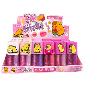 Lip Gloss Capivara 2 em 1
