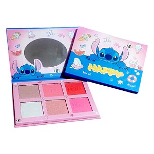 Paleta de Blush e Iluminador Stitch