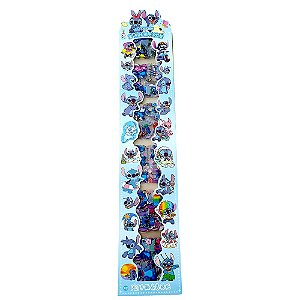 Cartela com 450 Adesivos Stitch