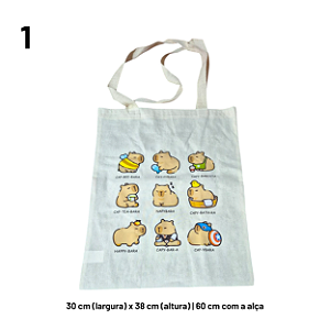 Ecobag de Algodão Capivara