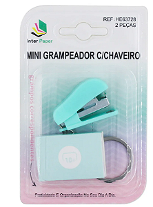 Mini Grampeador com Chaveiro