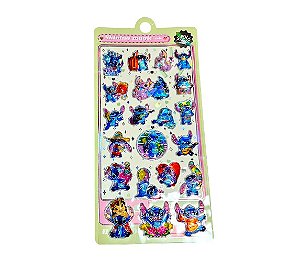 Cartela de Adesivo Stitch Puff