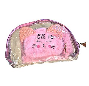 Kit Necessaire Gatinhos