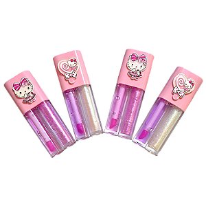 Lip Gloss Labial Duplo Hello Kitty – Brilho e Versatilidade em Um Só Produto