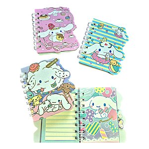 Caderno Cartonado Sanrio Pautado com Divisórias