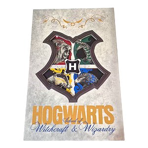Diário Caderno Harry Potter Vintage Capa Dura 96 Páginas Pequeno Colecionável Agenda