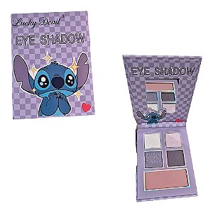 Paleta Sombras e Rosto Stitch Lucky Devil Mad Beauty 5 Cores com Blush