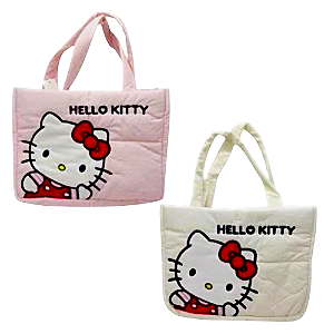 Bolsa Matelassê Hello Kitty Feminina Com Bolso Interno Ecobag Kawaii