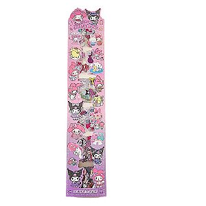Cartela 100 Adesivos Hello Kitty Sanrio Papelaria Fofa Planner Scrapbook