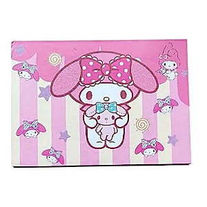 Paleta de Blush e Iluminador My Melody – Maquiagem Facial Compacta