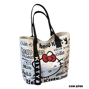 Ecobag Personagens Algodão Resistente Bolsa Tote Kawaii