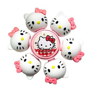 Marca Texto Spinner Giratório Capivara e Hello Kitty em Silicone