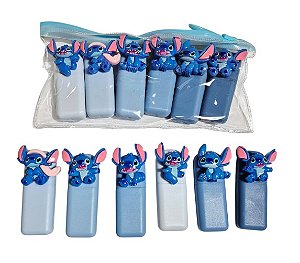Kit Marca Texto Stitch 6 Cores Papelaria Fofa para Estudos e Planner
