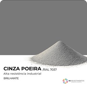 Tinta Eletrostática Cinza Poeira - RAL 7037