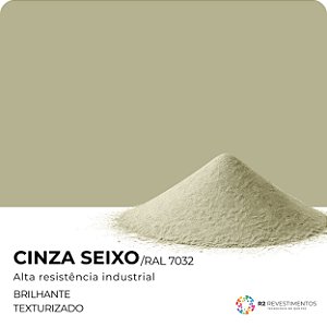 Tinta Eletrostática Cinza Seixo - RAL 7032