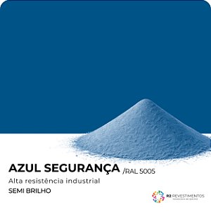 Tinta Eletrostatática Azul Segurança - RAL 5005