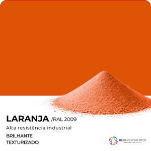 Tinta Laranja Brilhante RAL 2009