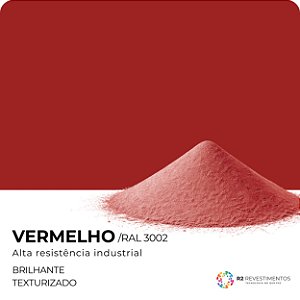 Tinta Vermelha Brilhante RAL 3002