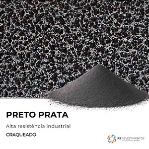 Tinta Preto Prata Craqueado