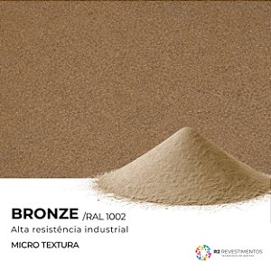 Tinta em Pó Bronze 1002 Microtextura Fosco - 25kg