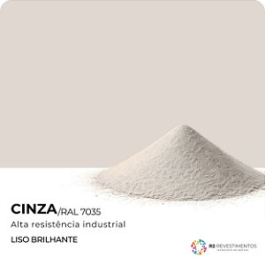 Tinta em Po Cinza Claro RAL 7035 - 25kg