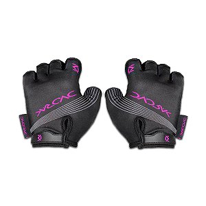 Par Luvas Ciclismo Meio Dedo Dvorak D8203 Bike Rosa M