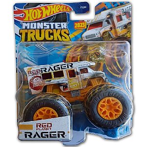 Carrinho Hot Wheels Monster Truck 1:64 Original - Mattel Fyj44 Red Planet Rager