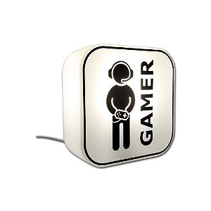 Luminária Box Gamer