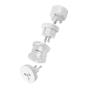 Conversor De Padrões De Tomada Oex Cp100 Universal Bivolt
