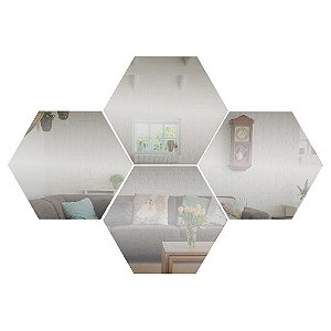 Espelho deCorativo 22x26 4 Peças