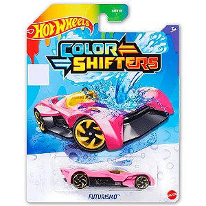 Carrinho Hot Wheels Muda de Cor Color Shifters Mattel 1/64 Futurismo