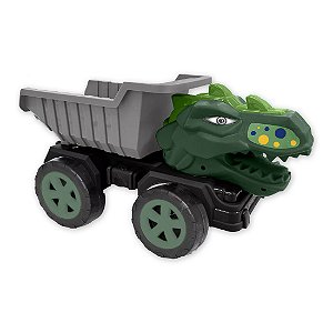 Caminhão Dino Truck Caçamba Dinossauro Brinquedo Homeplay