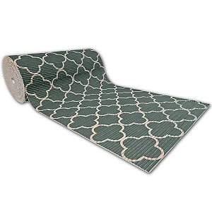 Tapete Passadeira Emborrachada Antiderrapante 65cm Verde Modular