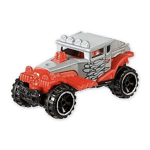 Carrinho Hot Wheels Muda de Cor Color Shifters Mattel 1/64 Baja Bone Shaker