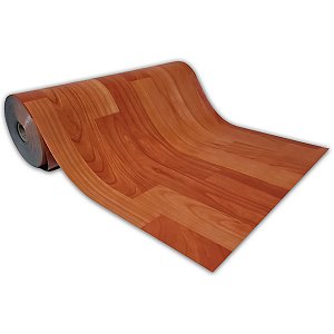 Passadeira em Manta Vinilico Similar Laminado Madeira Marrom Claro