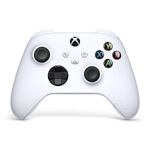 Controle Sem Fio Xbox Robot White Robot, Series X, S, One e PC