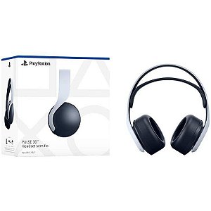 Headset sem fio PS5 PULSE 3D BRANCO