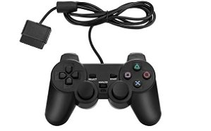 CONTROLE PARA PS2 DUALSHOCK COM FIO